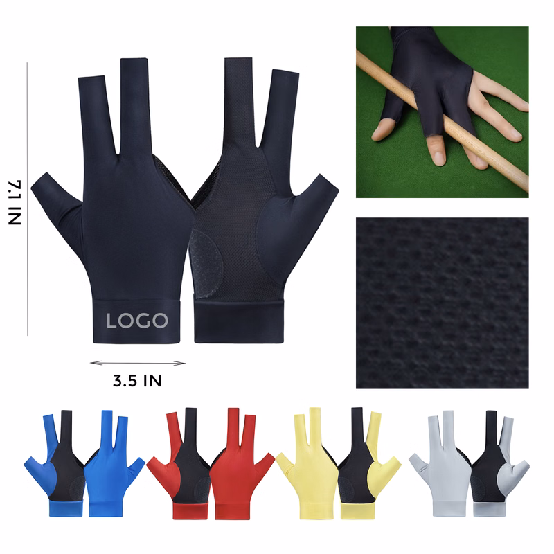 MOQ 10 PCS Comfortable Billiards Gloves