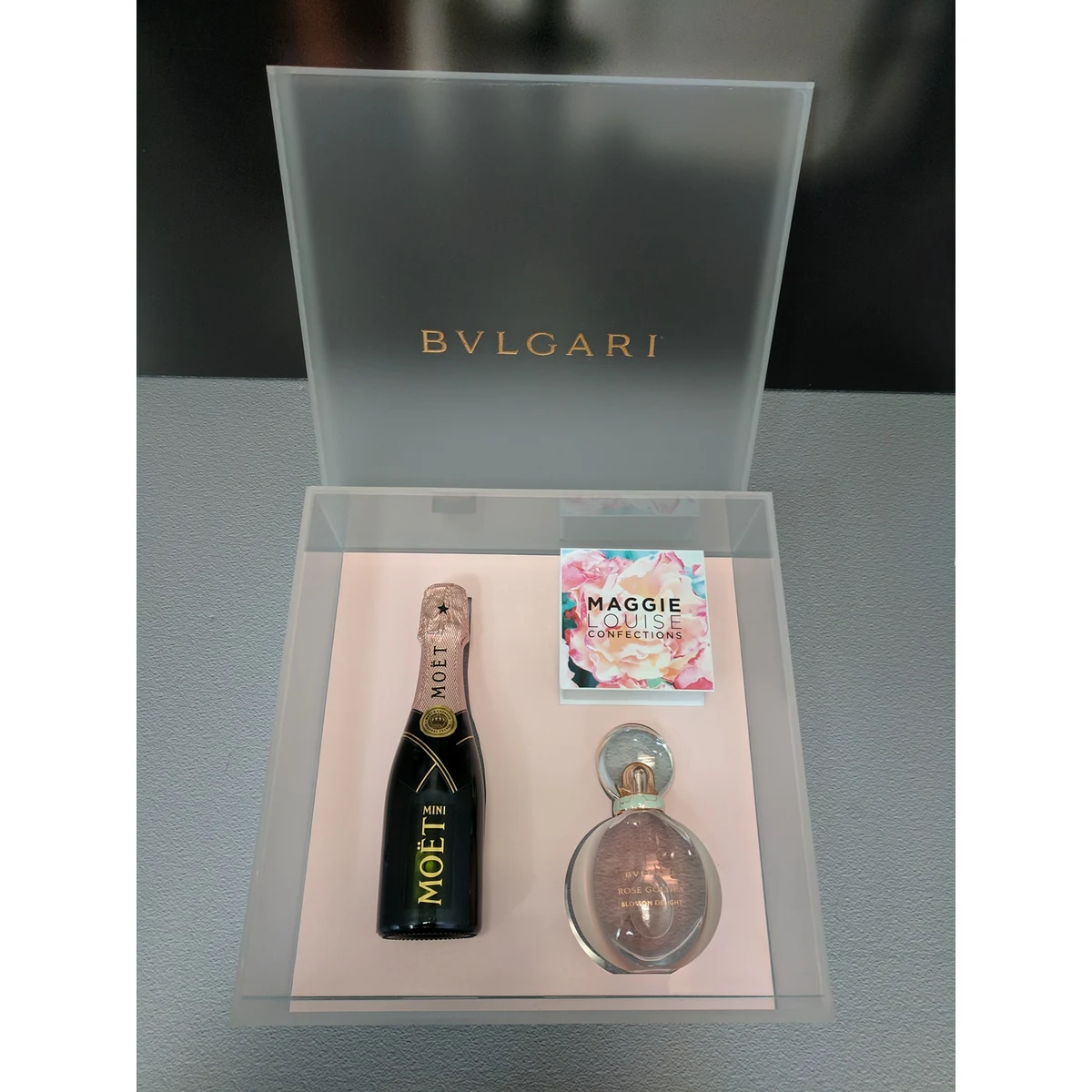 Custom Printed Full Color 2-Piece Soft Touch Luxury Gift Box - 4x4x2 1