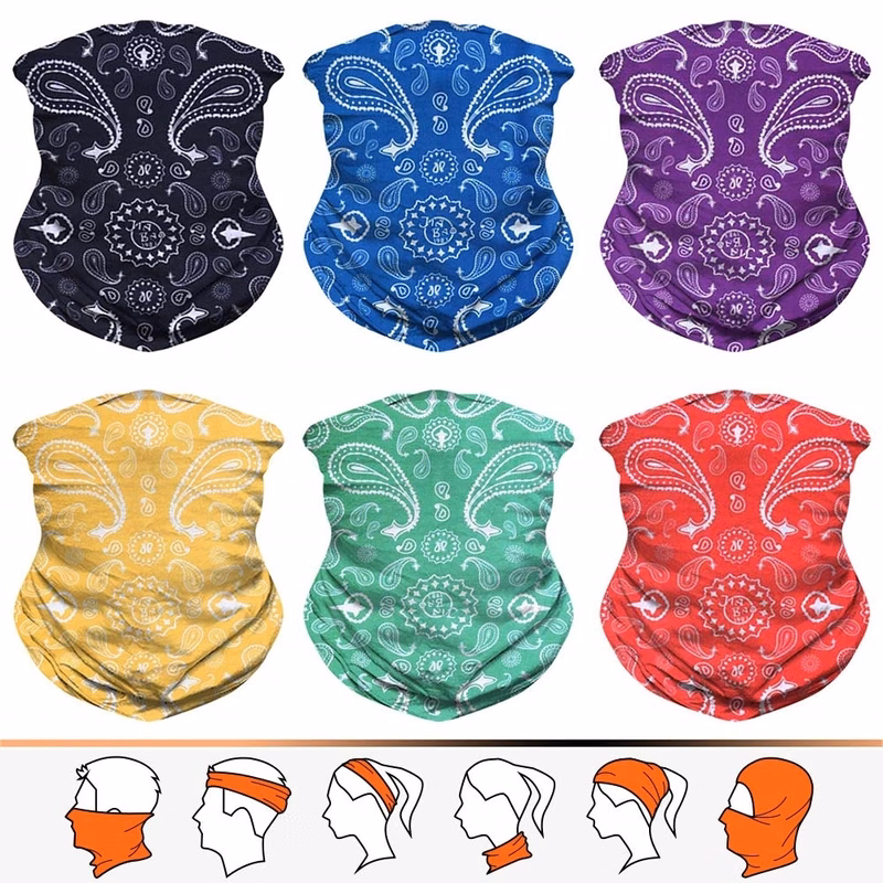Microfiber Neck Tube Bandana Buffs Scarf