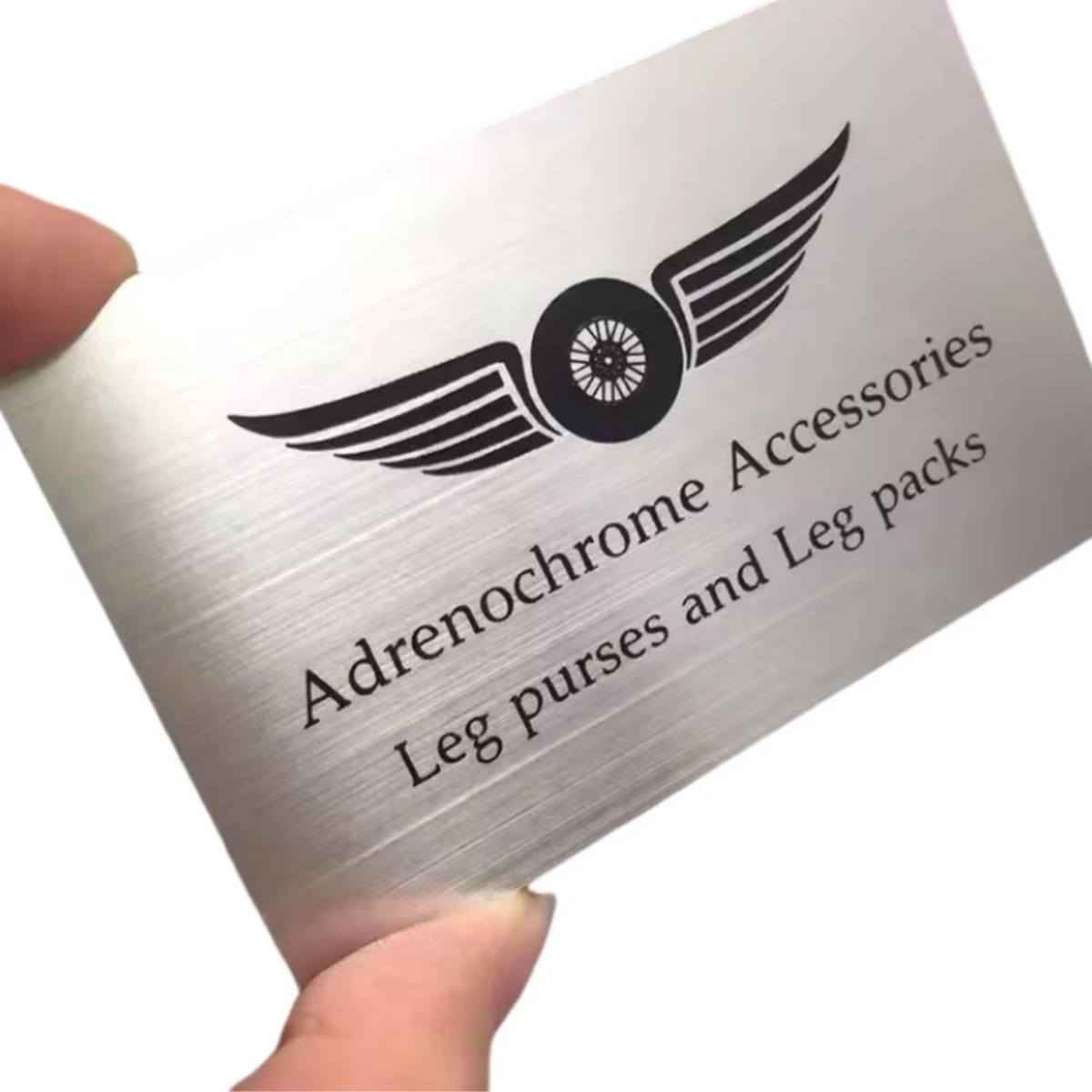 Stainless Steel Business Name Card 1