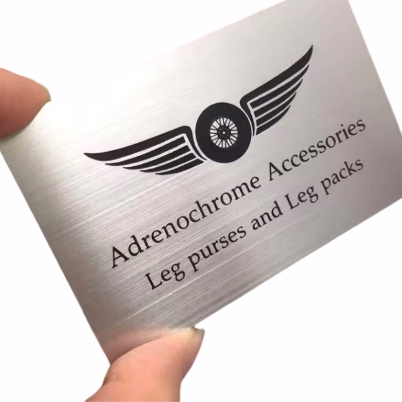 Stainless Steel Business Name Card
