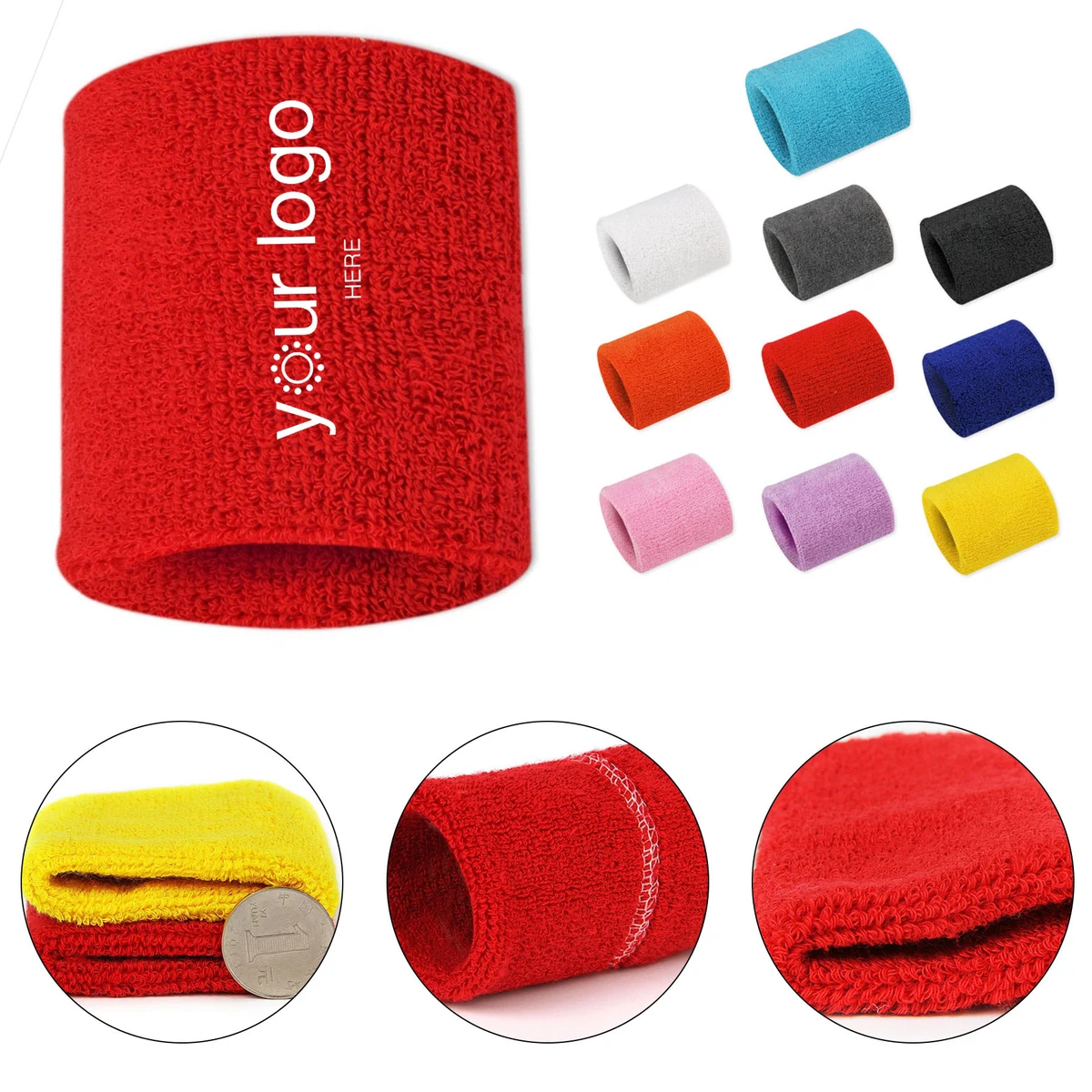 Towel Moisture Wicking Wristbands 1