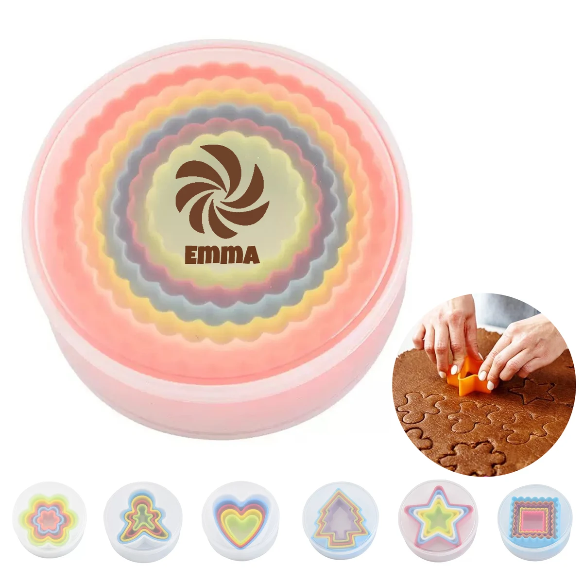 Multi-Size Plastic Cookie Cutter Set for Biscuits 1