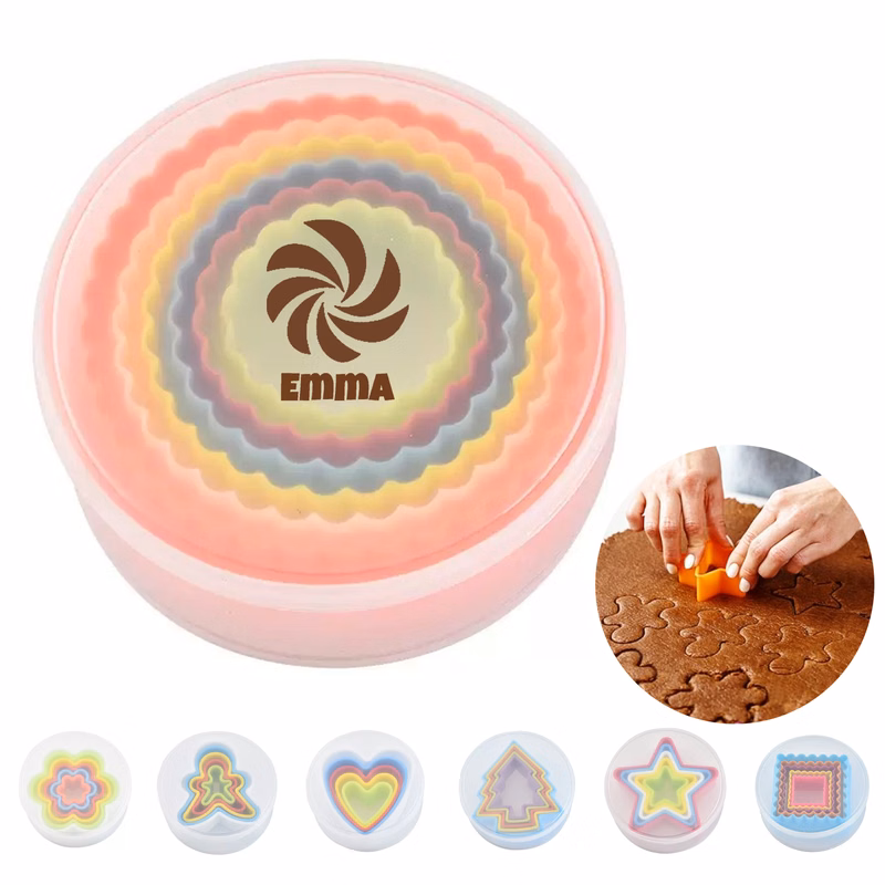 Multi-Size Plastic Cookie Cutter Set for Biscuits
