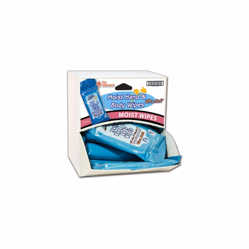 Body & Hand Wipes in Dispensing Case - 8 Pack