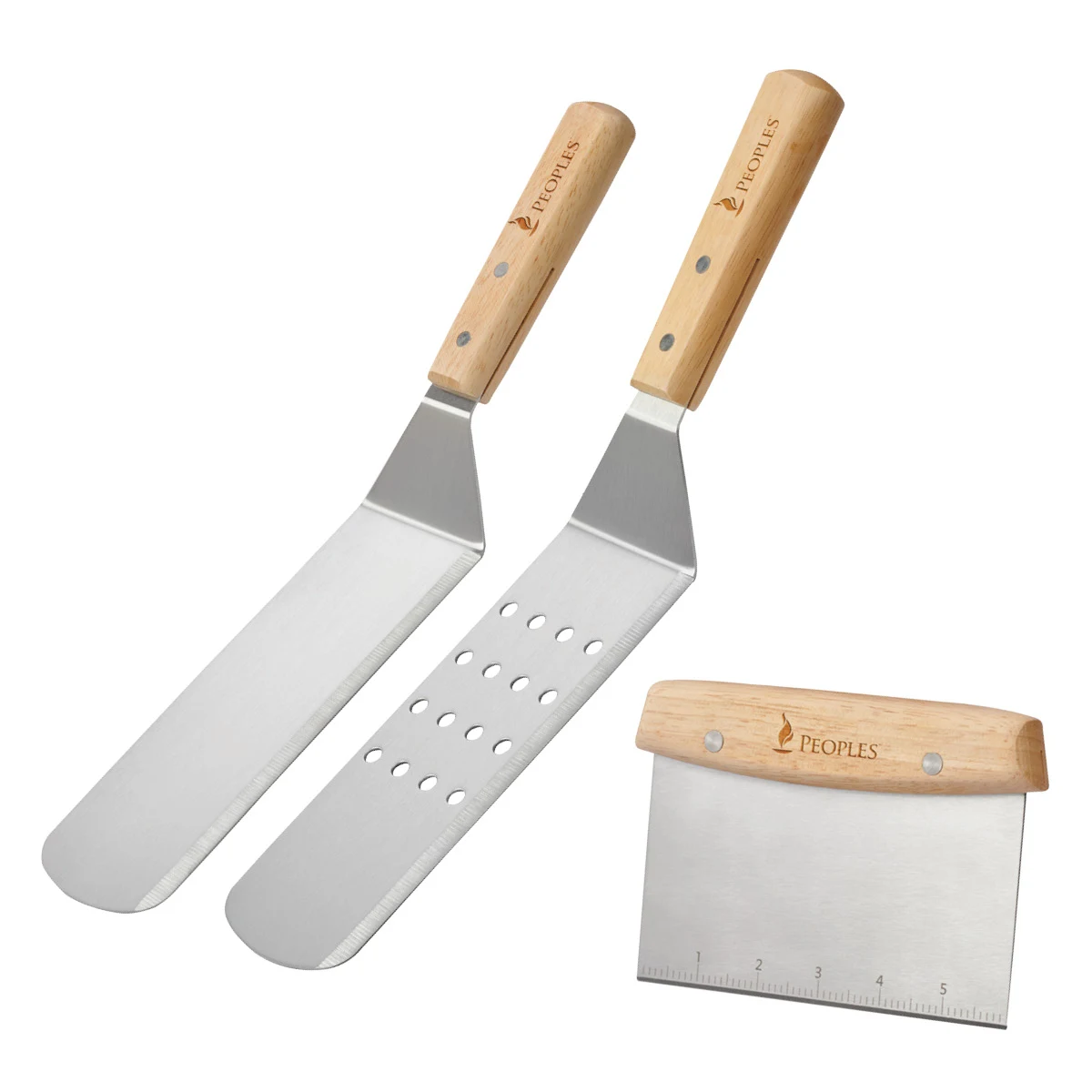 Deluxe Grilling Scraper & Flippers Set 1