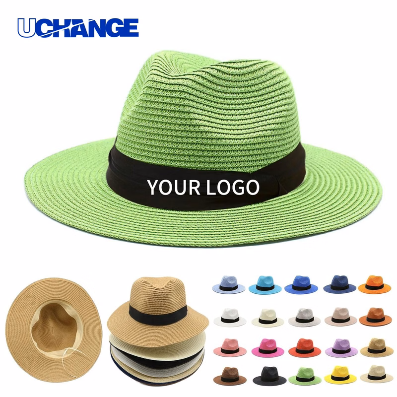 Straw Beach Hat Headwear for Summer Wear