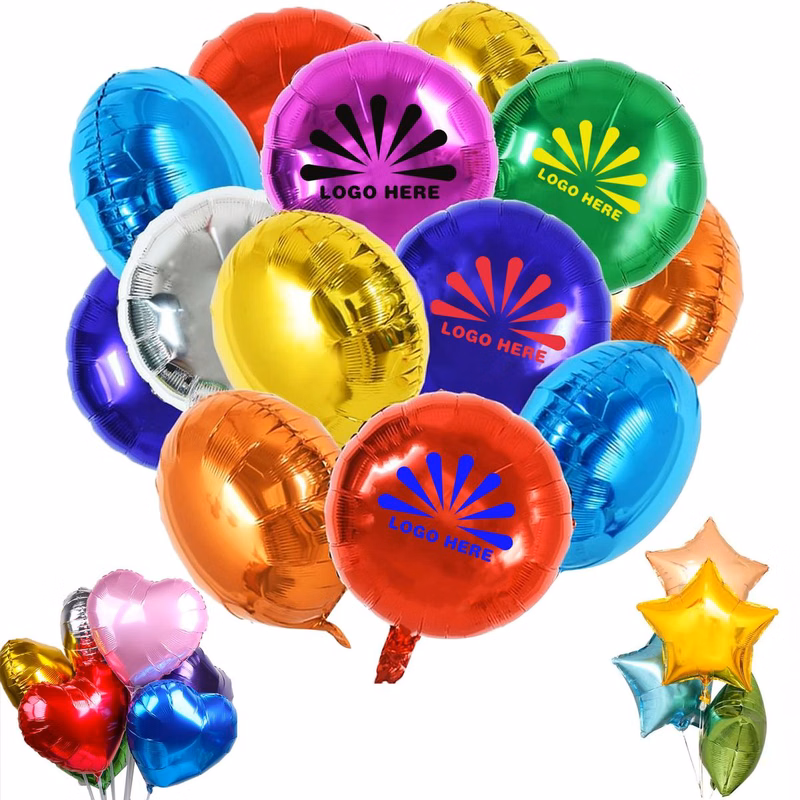 18 Inch Colored Aluminum Foil Balloons