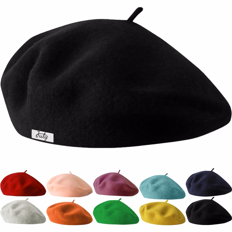 Women Winter Wool Beret Hat