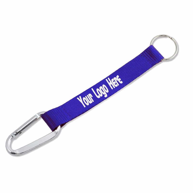Protable Short Lanyar With Carabiner and Keyring