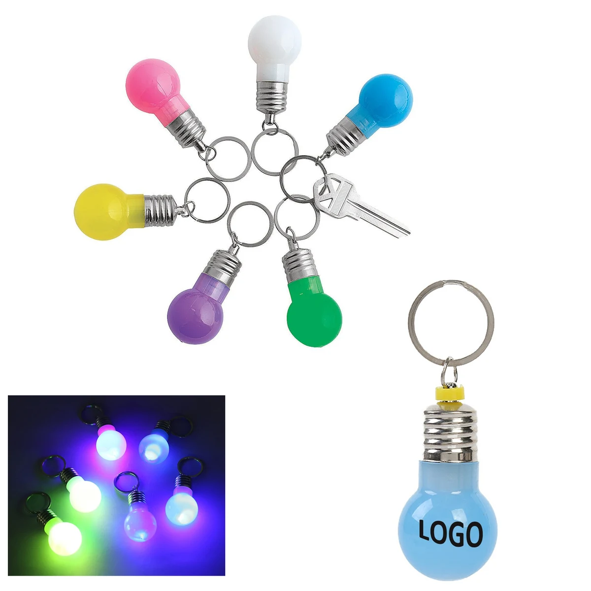 Light-up Bulb Keychain 1