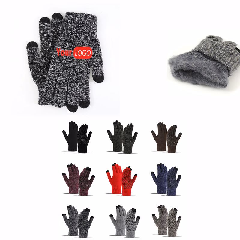 Knitted Touch Screen Gloves MOQ 1pcs