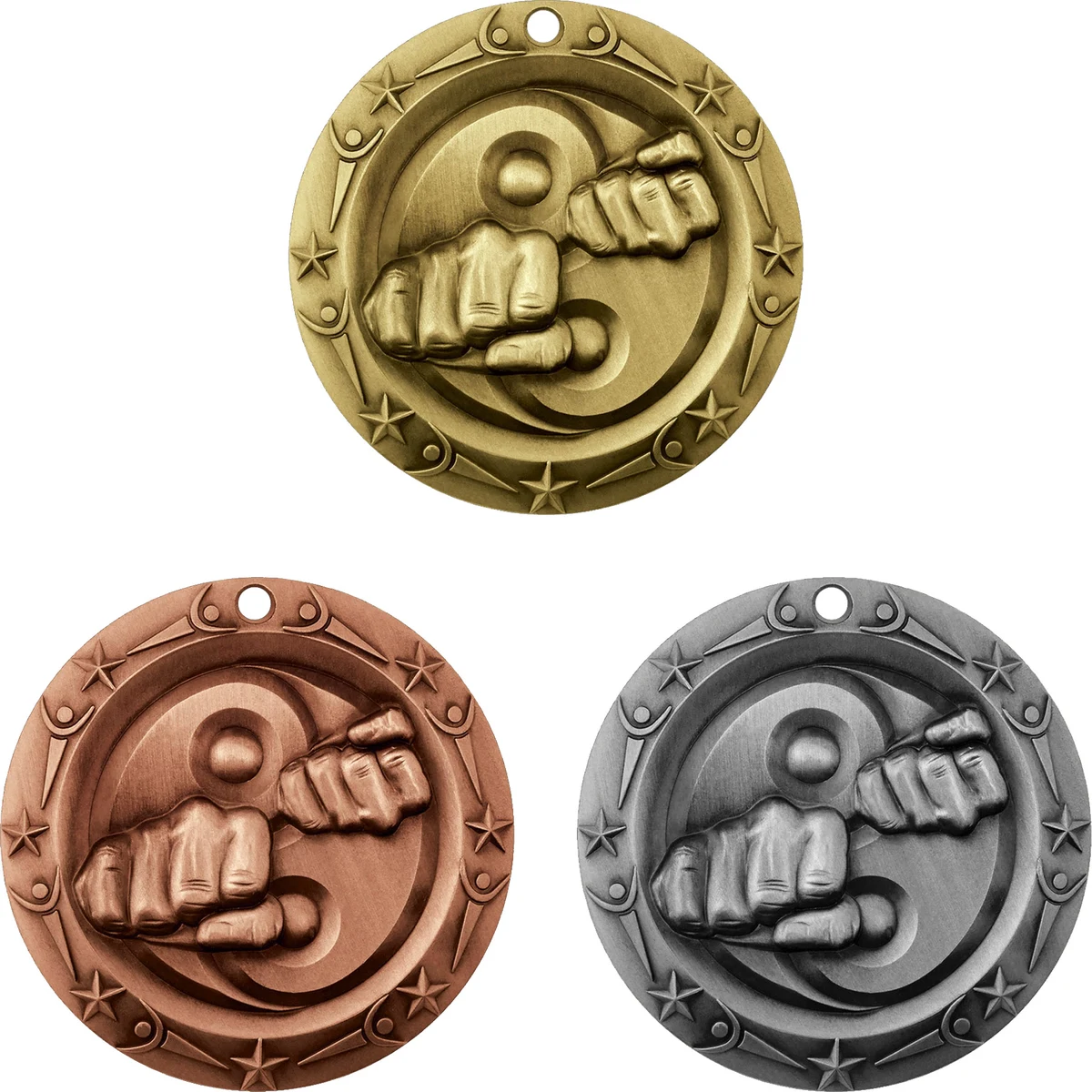 Stock World Class Sports & Academic Medals: Martial Arts 1