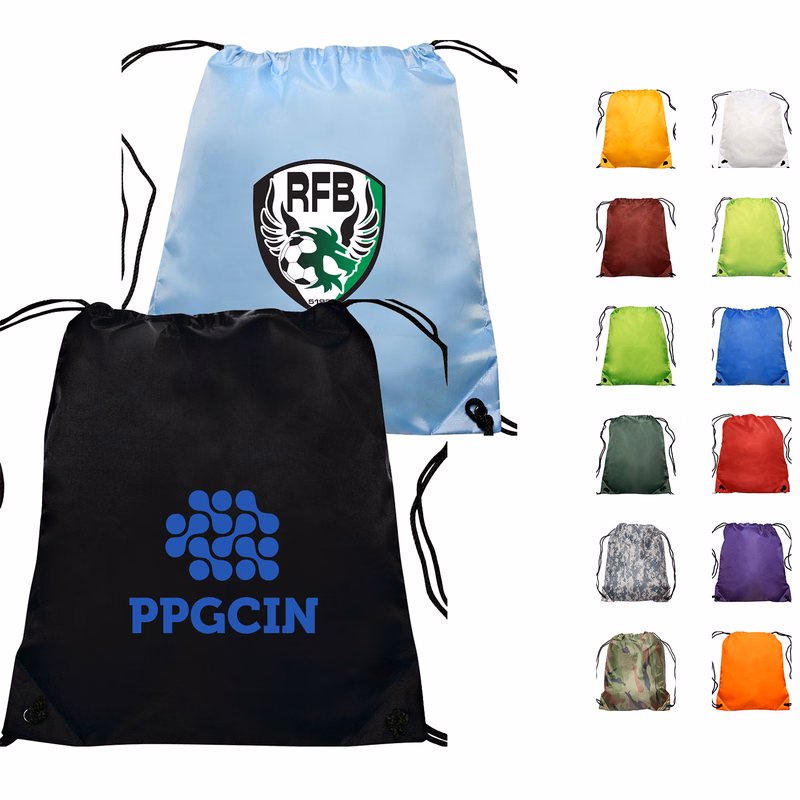 Traditional Bags Drawstring polyester backpack