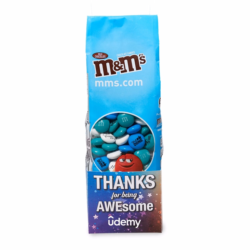 7 oz. M&M'S® in Thanks for Being Awesome Caddy