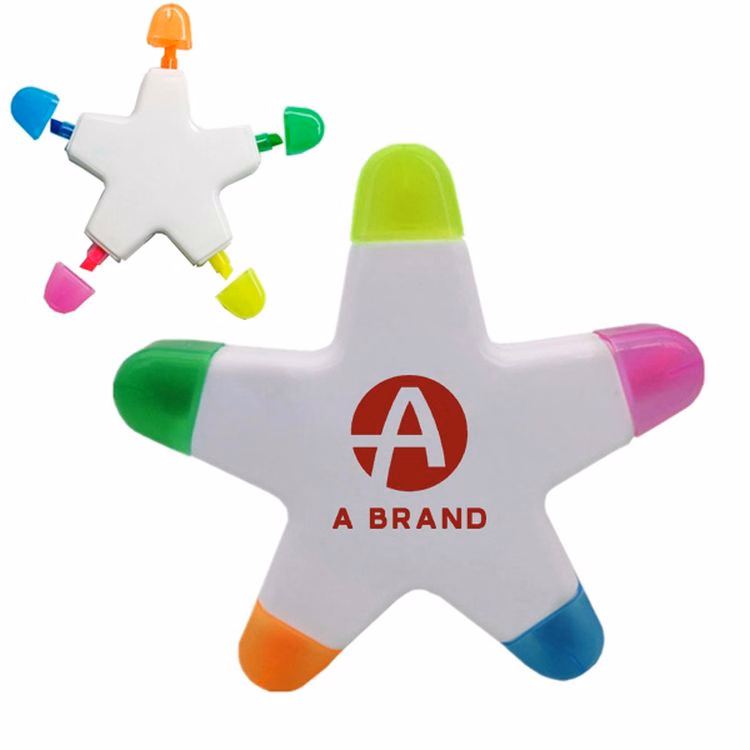 Highlight Pens Markers Star Shape