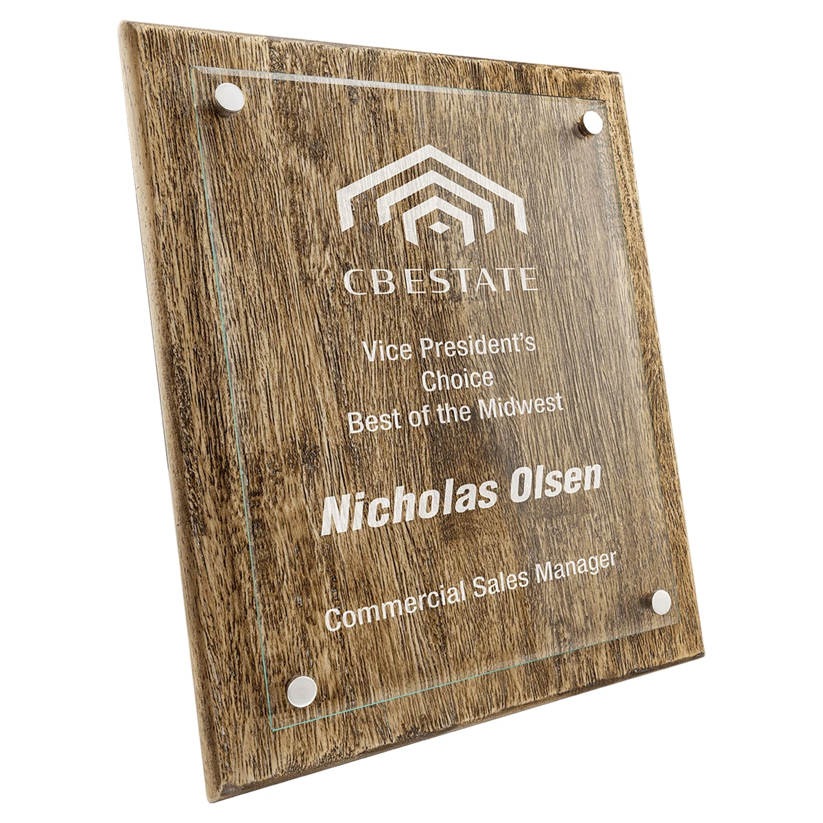Barnwood Floating Plaque 1