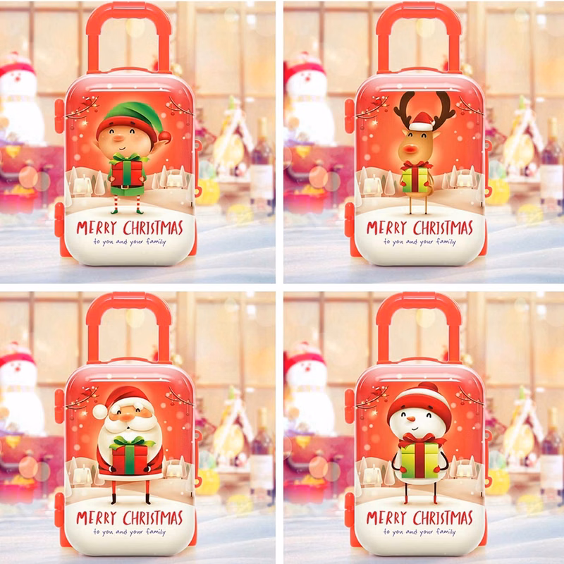 Kid Christmas Mini Suitcase Gift Box Luggage
