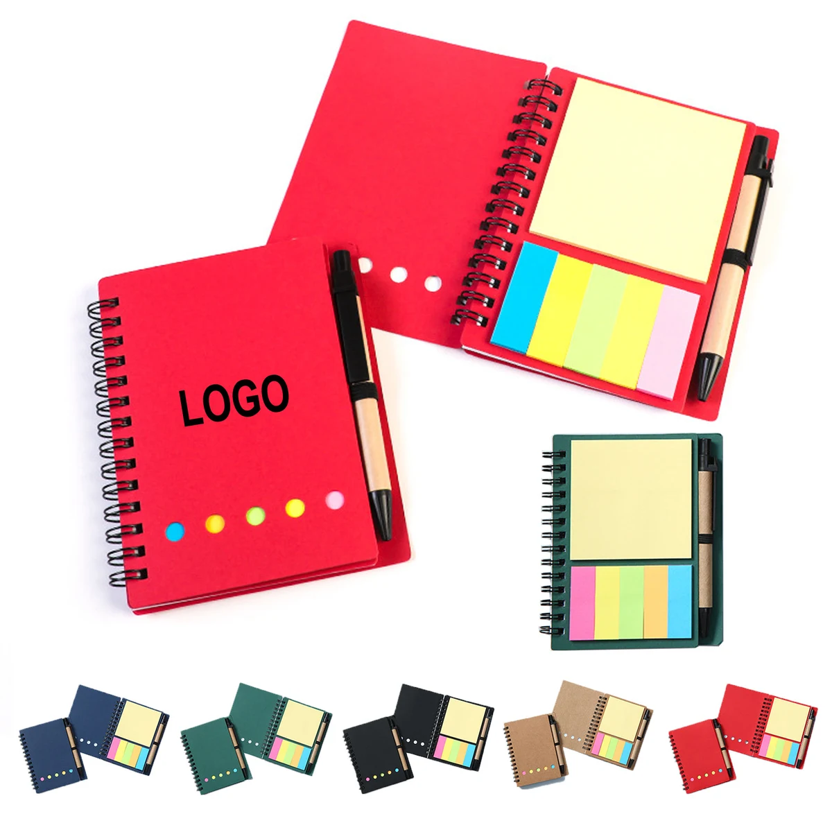Recycled Notepad Notebook With Sticky 1