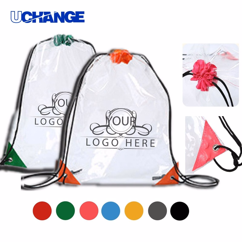 Clear Drawstring Cinch Backpack
