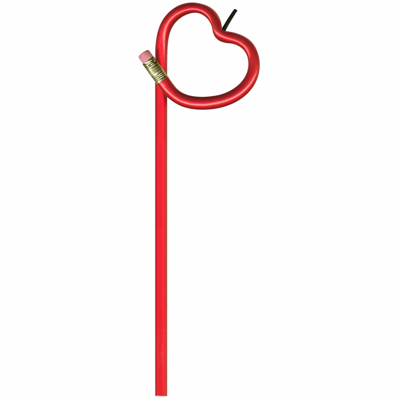 Apple w/Stem Bentcil, Bent #2 Pencil