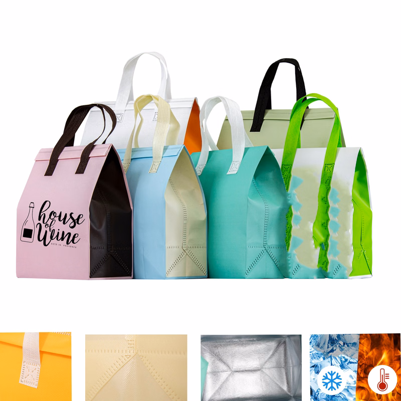 Nonwoven Insulated Takeout Bag Restaurants Catering
