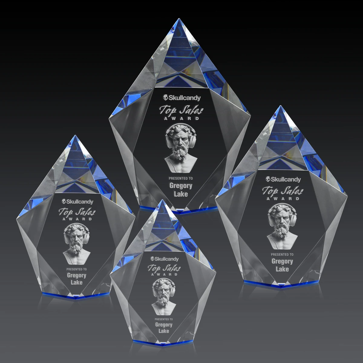 Devron 3D Award - Blue 1