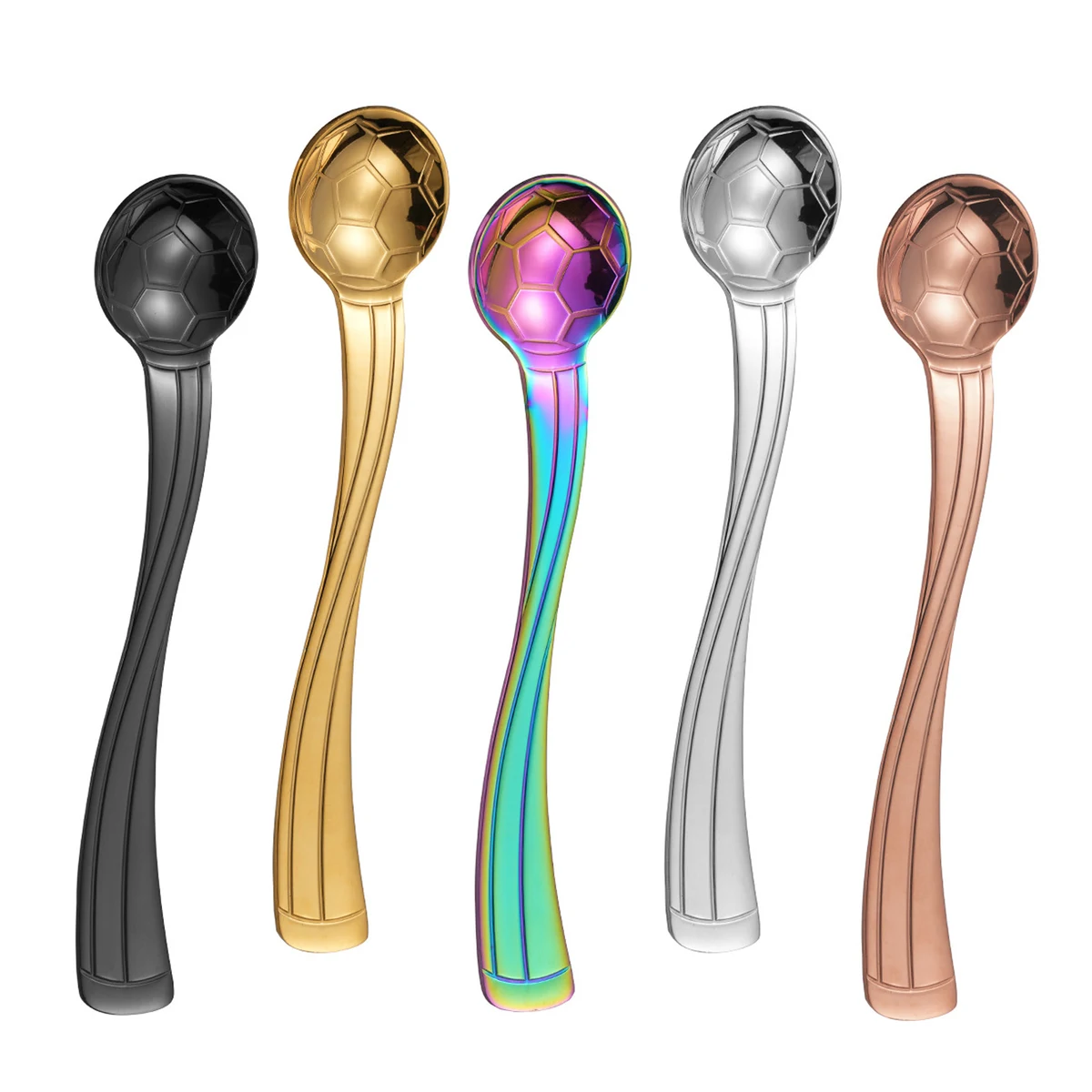 Stainless Steel Football Coffee Spoon 1