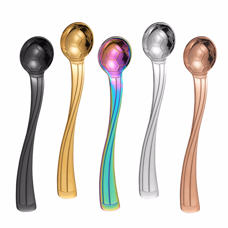 Stainless Steel Football Coffee Spoon