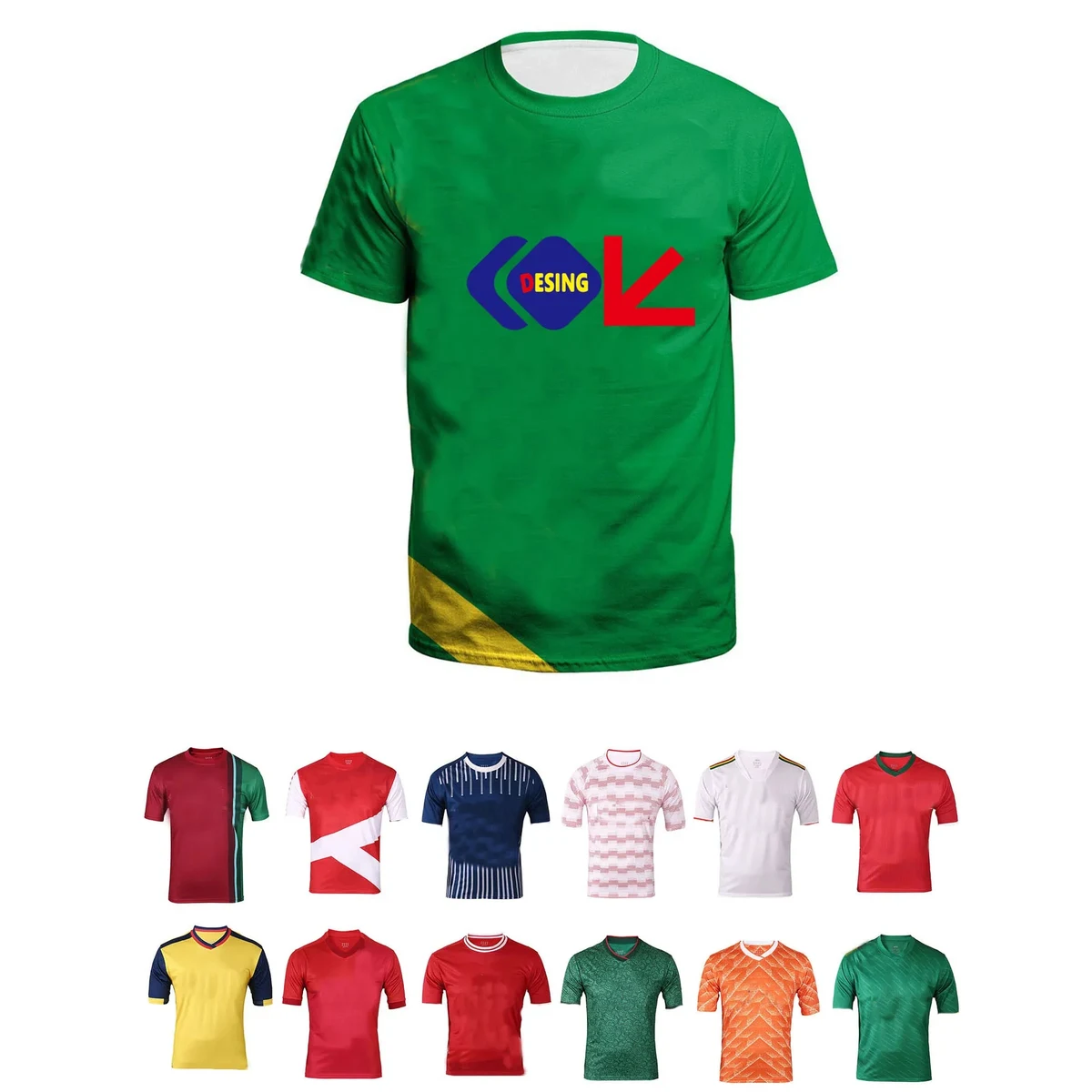 Athletic Soccer Player Fan T Shirt 1