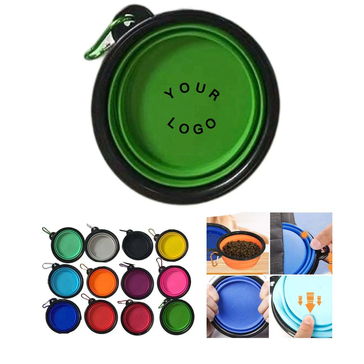Collapsible Pet Bowl for Feeding and Watering 1