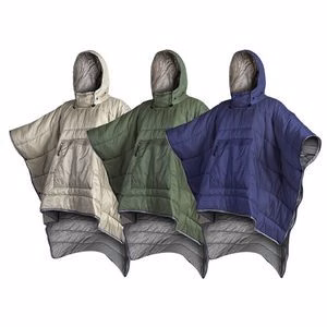 Wearable Blanket Portable Camping Cloak