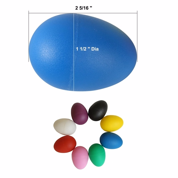 Custom Plastic Mini Egg Shakers with Full-Color Print — Party Favor Giveaway