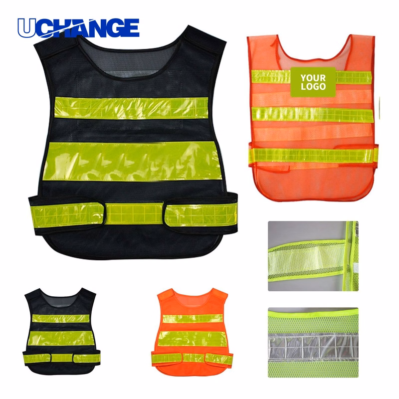 Adjustable Mesh Reflective Safety Vest for Night Visibility