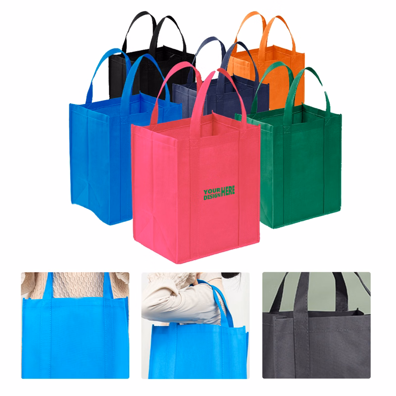 MOQ 50 Custom Logo Tote Bag Advertising Promotional Shopping Bag