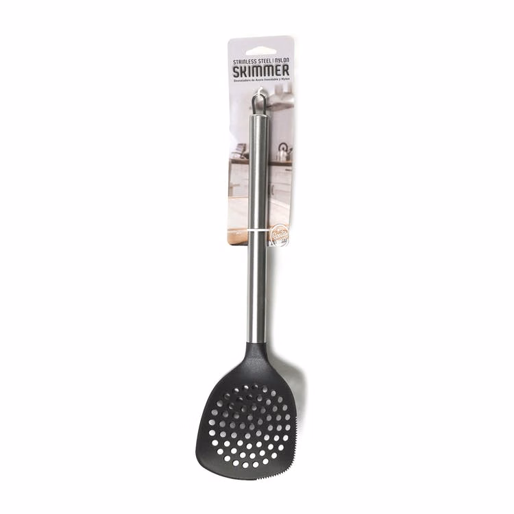 Nylon Kitchen Skimmers - Black 13.5"