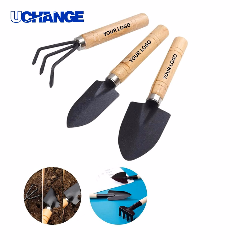 Indoor Plant Spade and Rake Tool Set