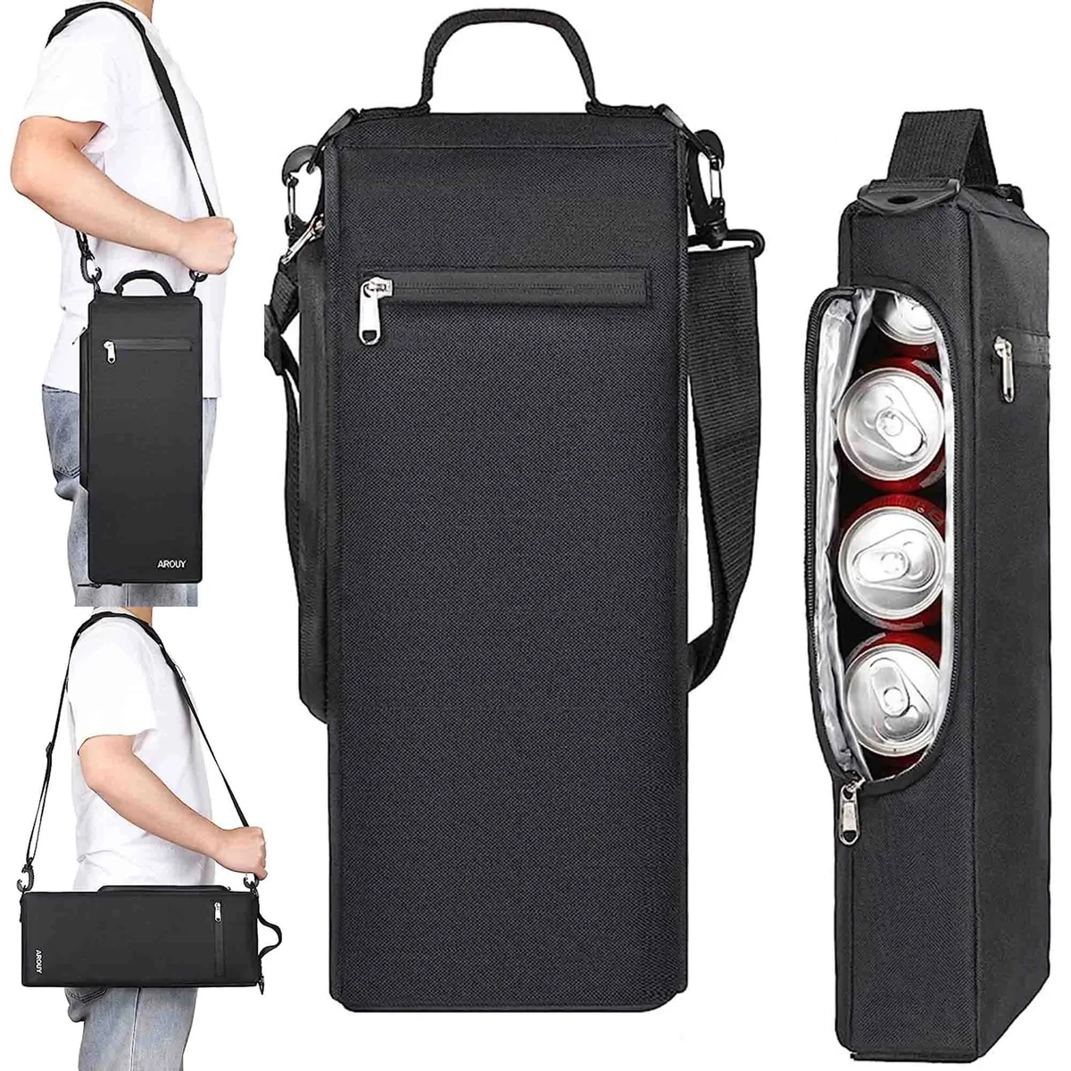 Golf Cooler Bag Holds a 6 Pack of Cans or Two Bottles Wine 1