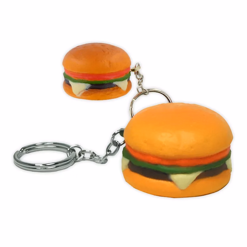 Hamburger keychain