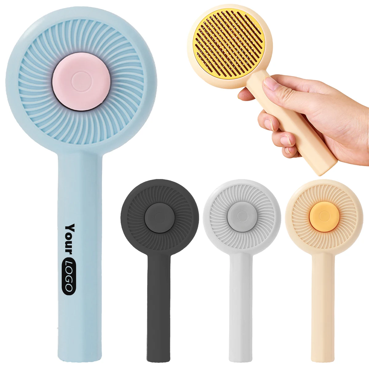 Polypropylene Large Retractable Pet Comb 1