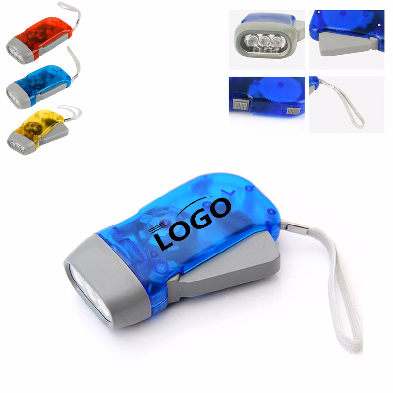Outdoor Camping Hand Pressed Eco Friendly Mini Flashlight