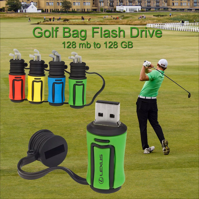 Golf Bag Flash Drive / USB - 8 GB