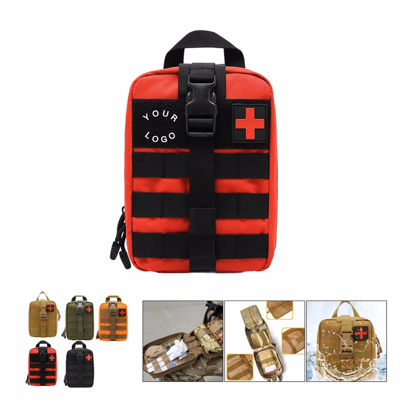 Water Resistant First Aid Kit 8x6 Inch for Outdoor Use