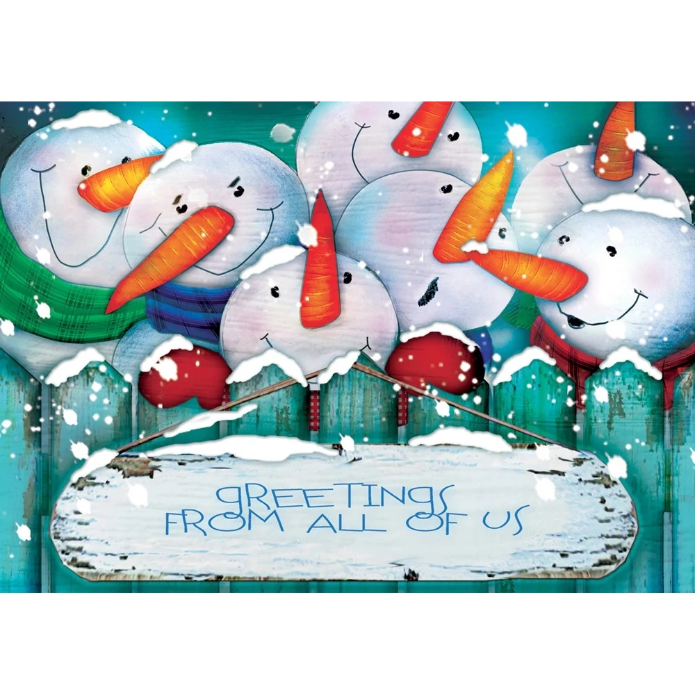 Snowball Bash Holiday Cards 1