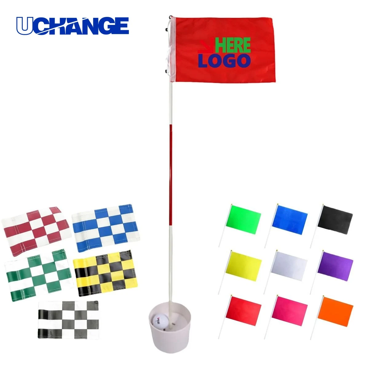 Golf Flagstick Pin Flag 1
