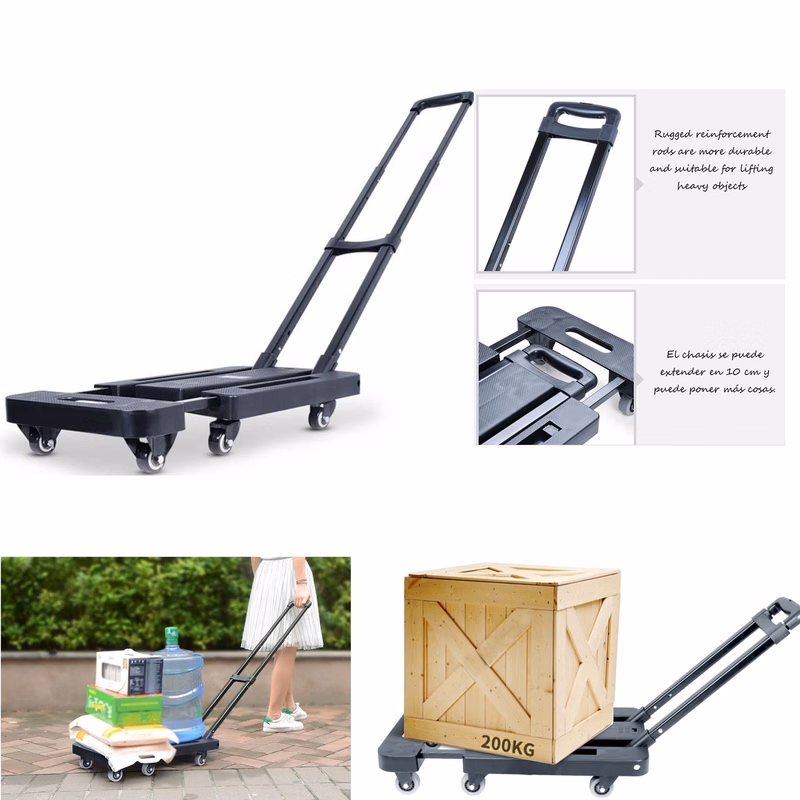 Multifunctional Foldable Trolley Portable Shopping Cart