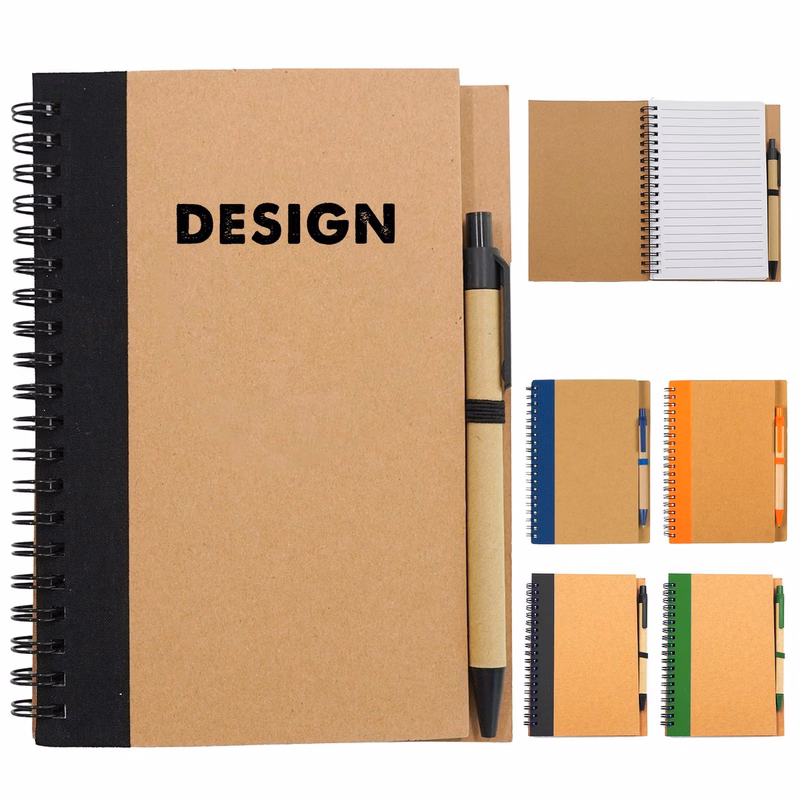 Kraft Notebook With Pen