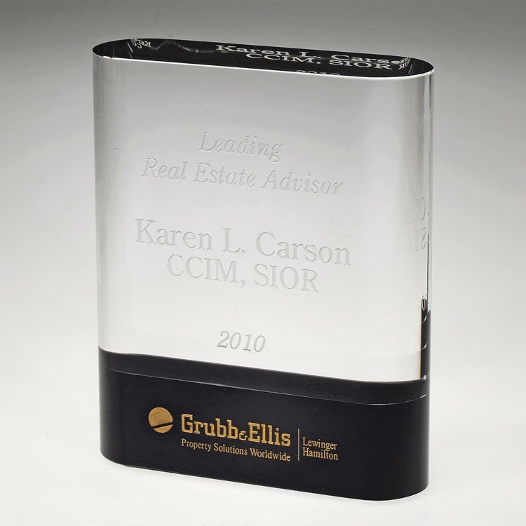 6" Nobility Crystal Award