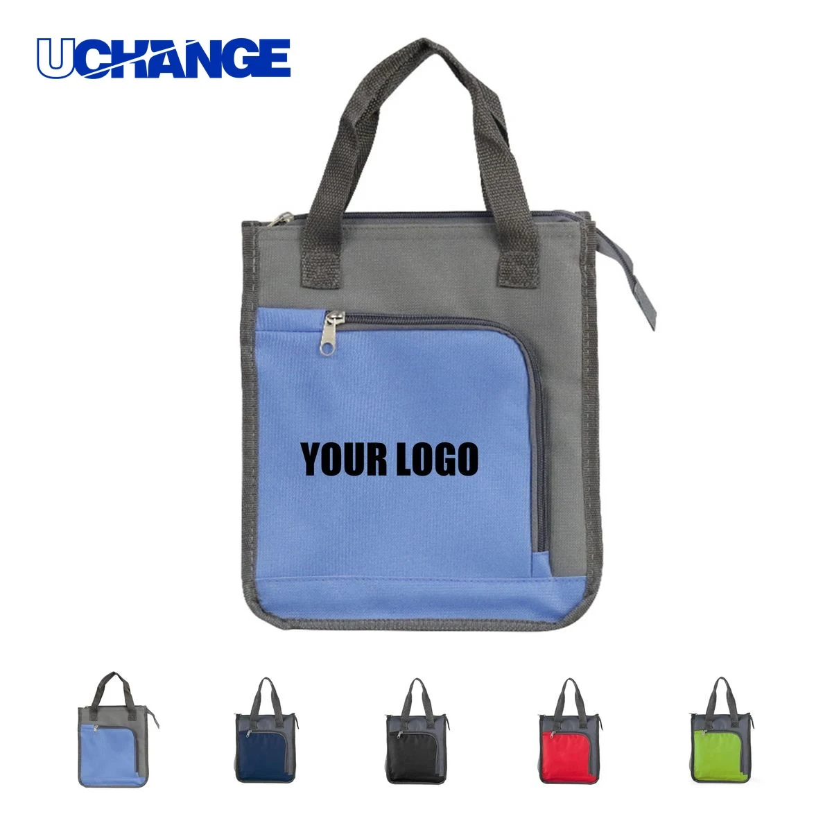 Two Tone Insulated Polyester Lunch Tote 1