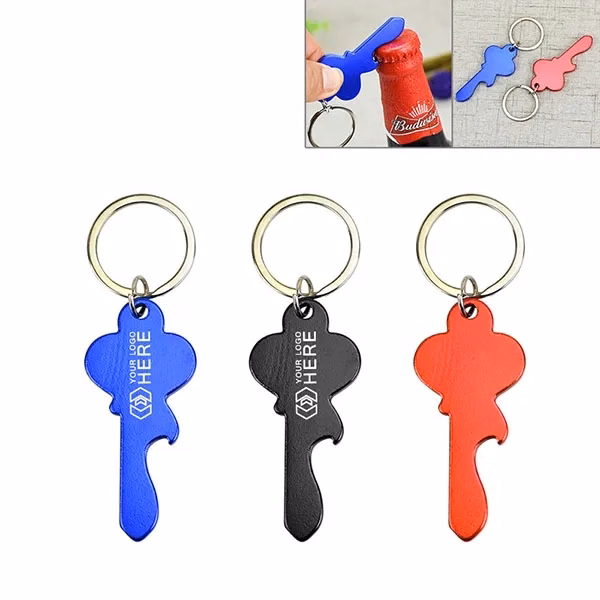 Custom Bottle Opener Keychain - Key Shape